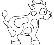 Coloriage Vache à télécharger