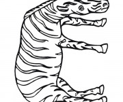 Coloriage Z&egrave;bre originale