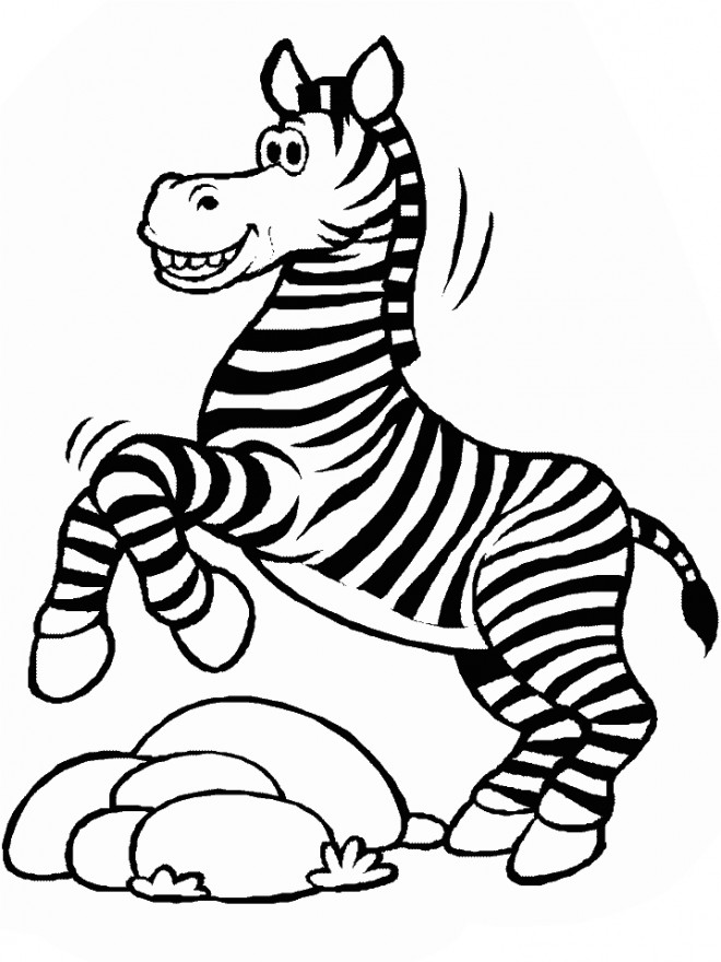 Coloriage Zebre gratuit à imprimer