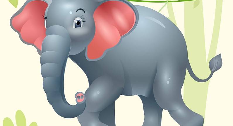 Apprenez à dessiner un éléphant facile