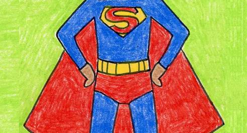 Comment dessiner un superman facilement
