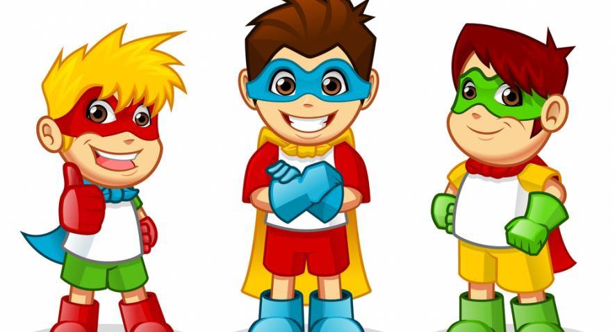 Le rôle des super héros pour les enfants