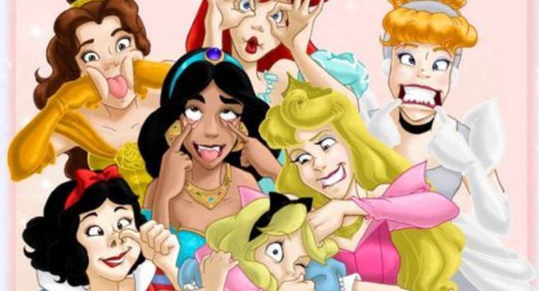 Les princesses de dessins animés les plus drôles !