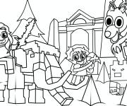 Coloriage 99 nuits dans la for&ecirc;t de Roblox