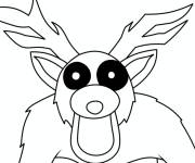 Coloriage et dessins gratuit Cerf de 99 Nights in the Forest à imprimer