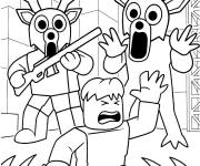 Coloriage Cit&eacute; des monstres de 99 Nights in the Forest