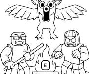 Coloriage Cuisiner le cerf de 99 nuits dans la for&ecirc;t