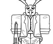 Coloriage et dessins gratuit Cultiste de l&rsquo;arbal&egrave;te de 99 Nights in the Forest à imprimer
