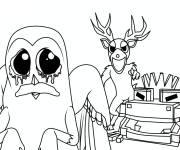 Coloriage Jeu Nuits dans la For&ecirc;t