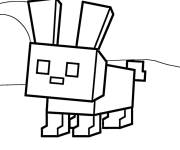 Coloriage Lapin de 99 nuits dans la for&ecirc;t de Roblox