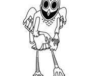 Coloriage Personnage ail&eacute; de 99 nuits dans la for&ecirc;t