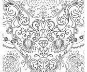 Coloriage et dessins gratuit Abstrait Anti-Stress à imprimer