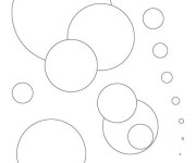 Coloriage Abstrait Bulle