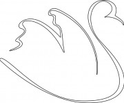 Coloriage Abstrait Canard magnifique