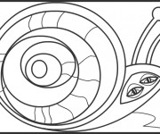 Coloriage Abstrait Escargot