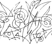 Coloriage Abstrait et Perception
