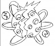 Coloriage Abstrait Explosion