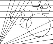 Coloriage Abstrait maternelle