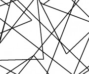 Coloriage et dessins gratuit Abstrait Triangles à imprimer