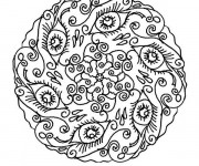 Coloriage Abstrait yeux