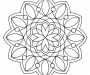 Coloriage Art Abstrait et &eacute;toile