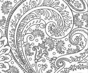 Coloriage Mandala Abstrait