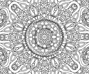 Coloriage Mandala sur ordinateur
