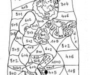Coloriage et dessins gratuit Addition Clown à imprimer