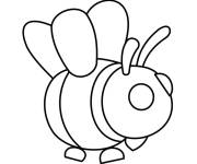 Coloriage Abeille adopt me