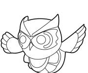Coloriage Adopt me Chouette des neiges