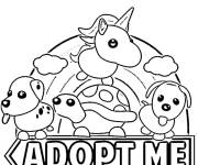 Coloriage Adopt Me de Roblox