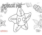 Coloriage Adopt Me &Eacute;toile de mer