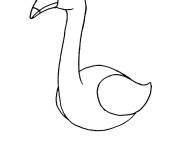 Coloriage et dessins gratuit Adopt Me Flamingo à imprimer