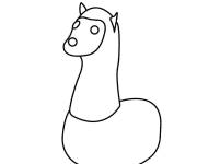 Coloriage Adopt Me Lama