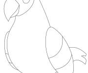 Coloriage Adopt me Pigeon