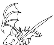 Coloriage Adopt me Shadow Dragon