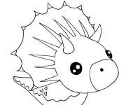 Coloriage Adopt me Tric&eacute;ratops