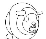 Coloriage Animal de Adopt me Taureau