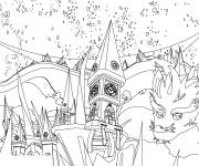 Coloriage Animaux de compagnie pendant l'hiver de Adopt Me