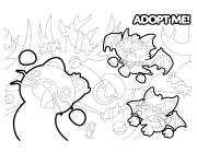Coloriage Animaux mignons de adopt me