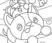 Coloriage Aventures des animaux mignons de Adopt me