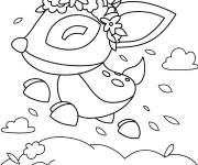 Coloriage Cerf de Adopt me