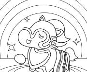 Coloriage Cheval de joute de Roblox