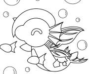 Coloriage Cheval de mer Adopt me
