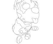 Coloriage Chien Dalmatien de Adopt Me