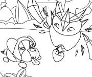 Coloriage Chien dans le monde de Adopt me