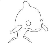 Coloriage Dauphin adopt me