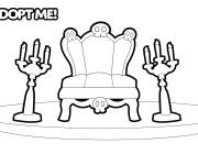 Coloriage F&ecirc;te des pets Adopt me