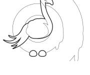 Coloriage Flamant rose adopt me