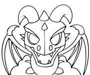 Coloriage Frost Dragon Adopt me Roblox